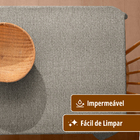 Toalha Mesa Térmica Soft Mr Impermeável Pvc 10 Lugar 140x280