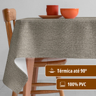 Toalha Mesa Térmica Soft Mr Impermeável Pvc 4 Lugar Redonda -