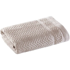 Toalha Rosto Jacquard Chevron 50x70 A  Bege
