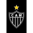 Toalha Social Buettner Veludo 30x50cm Atlético Mineiro Preta