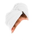 Toalha Touca Prática De Microfibra Pós Banho Jolitex - Branca