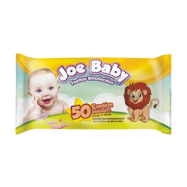 Toalha Umedecida Joe Baby C/50 Tiras