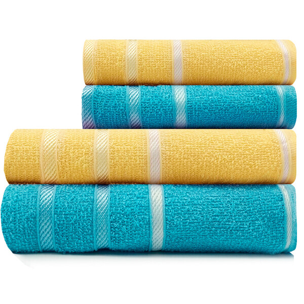 Toalhas 4 Peças Banho + Rosto Marcotex 100 Algodão Pop - Emco