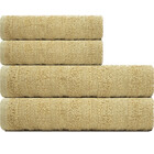 Toalhas De Banho E Rosto Loft Em Algodão Kit 4 Peças Lm Peter