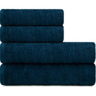 Toalhas De Banho E Rosto Loft Em Algodão Kit 4 Peças Lm Peter