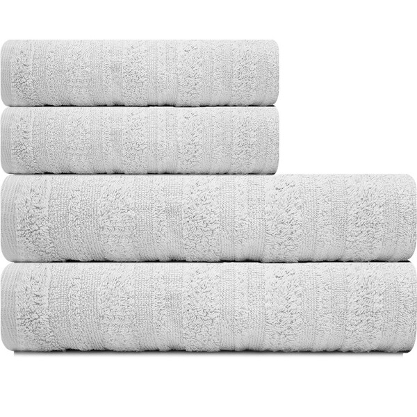 Toalhas De Banho E Rosto Loft Em Algodão Kit 4 Peças Lm Peter