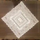 Toalhas De Centro De Mesa Fina 60 X 60 Cm Kit 2 Peças