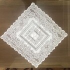 Toalhas De Centro De Mesa Fina 60 X 60 Cm Kit 2 Peças