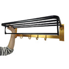 Toalheira Varal Roupa Porta Toalha Gancho Prateleira Banheiro