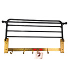 Toalheira Varal Roupa Porta Toalha Gancho Prateleira Banheiro