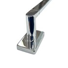 Toalheiro 60 cm Banheiro Prime Aço Cromado, Design Moderno, D