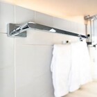 Toalheiro 60 cm Banheiro Prime Aço Cromado, Design Moderno, D