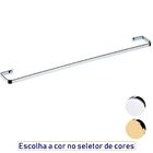 Toalheiro 60cm Suporte Porta Toalha De Parede - Cromado