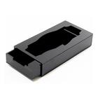 Toalheiro Acrílico Preto Comercial Fino Para Toalhas Interfol