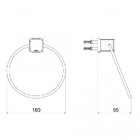 Toalheiro Argola 217 Block Meber Metais