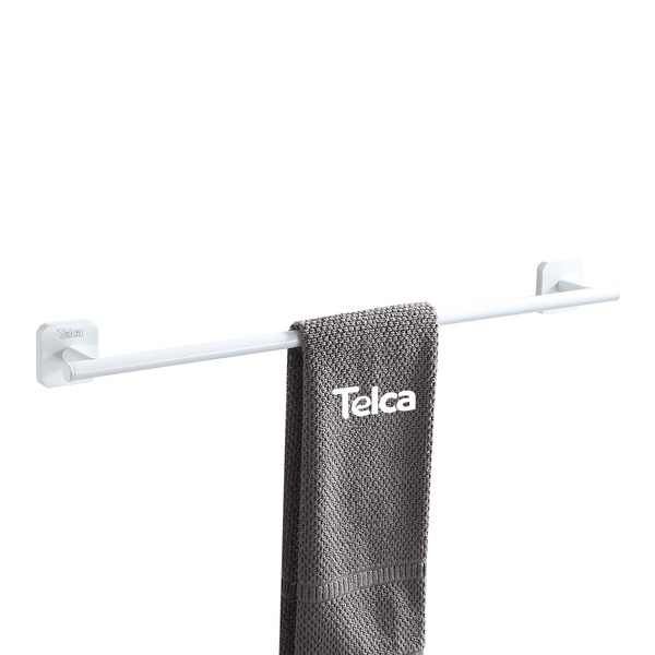 Toalheiro Banheiro Branco Suporte Toalhas Banho Metal Luxo