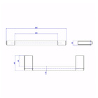 Toalheiro Barra 20cm Deca You 2050.c104 Cromado