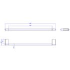 Toalheiro Barra 50cm Deca You 2040.c104.050 Cromado