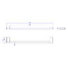 Toalheiro Barra 50cm Deca You 2040.c104.050 Cromado