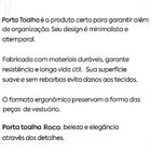 Toalheiro Barra 60cm Verso Roca