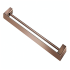 Toalheiro Barra Duplo Docol Flat 1013730 Cobre Polido - Único