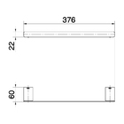 Toalheiro Barra Rosto Docol Flat 1013630 Cobre Polido - Único