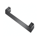 Toalheiro Barra Rosto Docol Flat 1013648 Grafite Polido - Úni