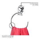 Toalheiro Cromado Argola 18cm Fixação A Vácuo Ventosa Future