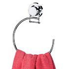 Toalheiro Cromado Argola 18cm Fixação A Vácuo Ventosa Future