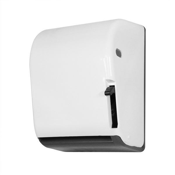 Toalheiro De Alavanca Para Papel Bobina 20cmx100/200m. Branco