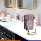 Toalheiro De Bancada Duplo Para Toalha De Rosto Mãos Luxo - D