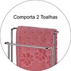 Toalheiro De Bancada Porta Toalha De Rosto Mãos Em Aço Luxuos