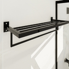 Toalheiro De Banho Banheiro Hotelaria Triplo 64cm Em Aço Inox