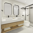 Toalheiro De Banho Banheiro Hotelaria Triplo 64cm Em Aço Inox