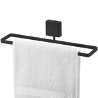 Toalheiro De Lavabo 25cm Preto Fosco