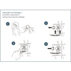 Toalheiro De Lavabo 25cm Preto Fosco