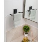 Toalheiro De Lavabo 25cm Preto Fosco