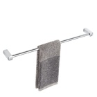 Toalheiro De Parede Banheiro 60cm Suporte Pendurar Toalha Cro