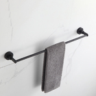 Toalheiro de Parede Preto Fosco Suporte Pendurar Toalha AÇO I