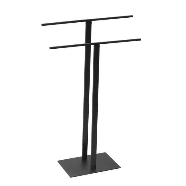 Toalheiro De Piso Em Inox (bellini Preto Fosco)