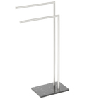 Toalheiro De Piso Em Inox Com Base De Mármore (rizzi Escovado)