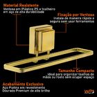 Toalheiro Dourado De Mão E Rosto Fixação Por Ventosa Wp