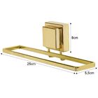 Toalheiro Dourado De Mão E Rosto Fixação Por Ventosa Wp