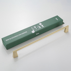 Toalheiro Dourado Escovado Banheiro Suporte Toalha Metal