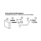 Toalheiro Duplo 45 Cm Com Kit De Fixação Dourado Future