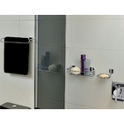 Toalheiro Duplo 45cm Future - Inox/cromado