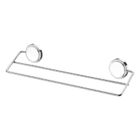 Toalheiro Duplo De Parede Para Banheiro Fixação Por Adesivo 4