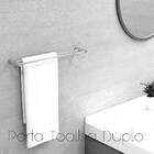 Toalheiro Duplo Metal 40 Cm Luxo Plus 529lpa Grego Metal