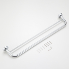 Toalheiro Duplo Para Banheiro 62cm Porta Toalha Cromado Supor