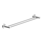 Toalheiro Duplo Para Banheiro Alto Brilho Atenas Grego Metal